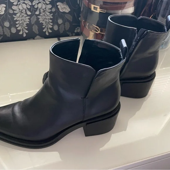 Franco Sarto Black Ankle Boot - Picture 4 of 6
